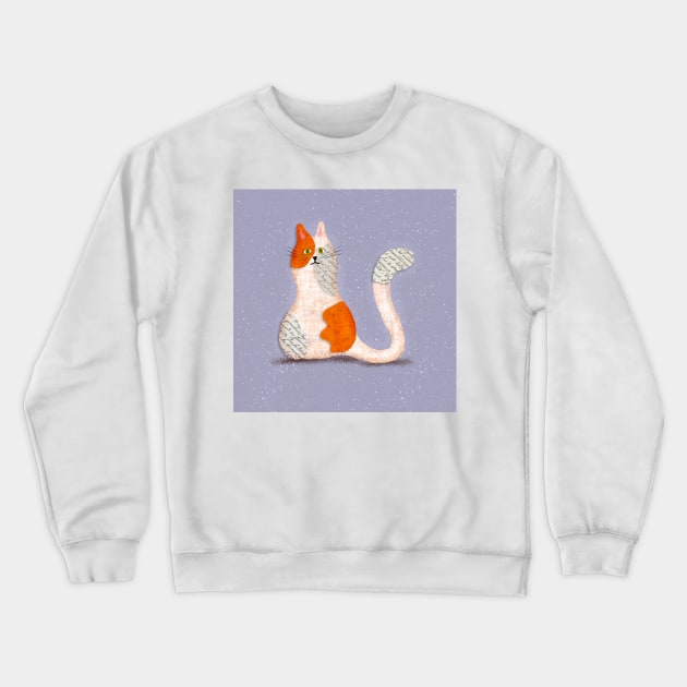 Cute Cat Collage Crewneck Sweatshirt by DragonpupLees